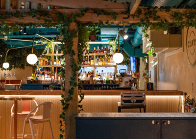 Clays bar and kitchen design