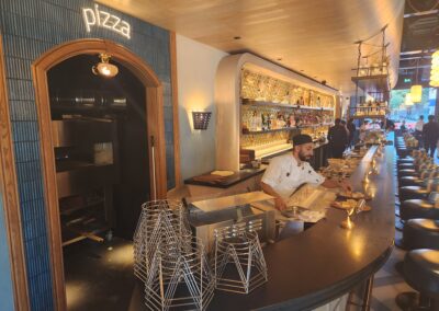 Azurra bespoke restaurant kitchen and fit